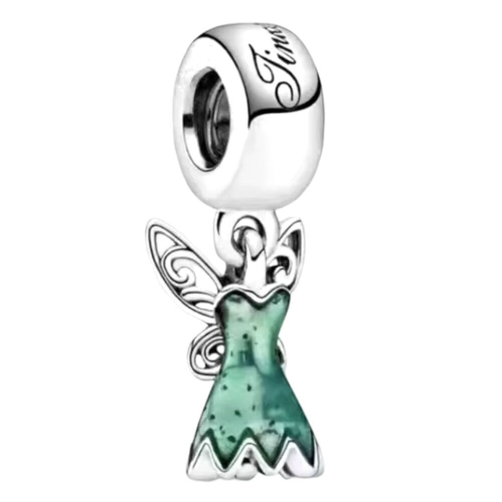 NWOT Tinker Bell Disney x Pandora FIT Silver Charm Dangle